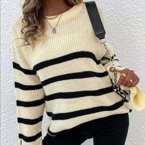Stripe Pattern Sweater